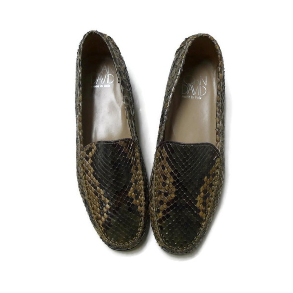 Joan and David snakeskin loafers . made in Italy - Picture 2 of 7